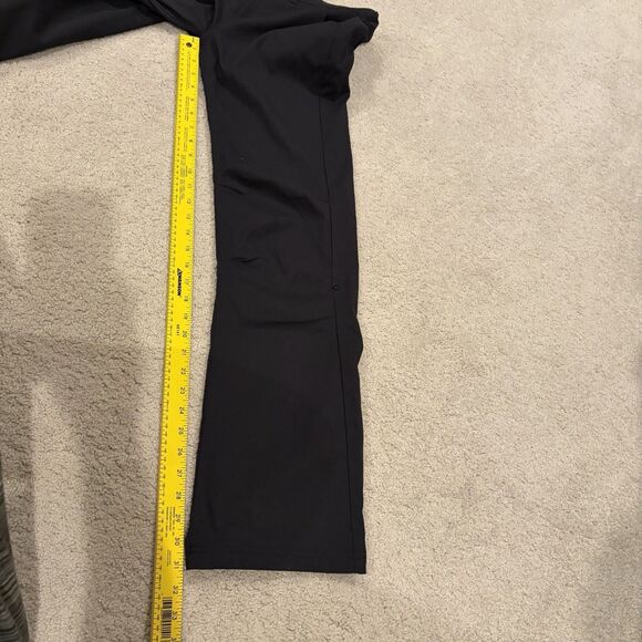 NEW prAna $95 BLACK HALLE  STRAIGHT PANT Women SZ 6 Reg Roll Tab Water Repel - Picture 9 of 16